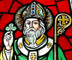 St Booley dressed up as St Patrick