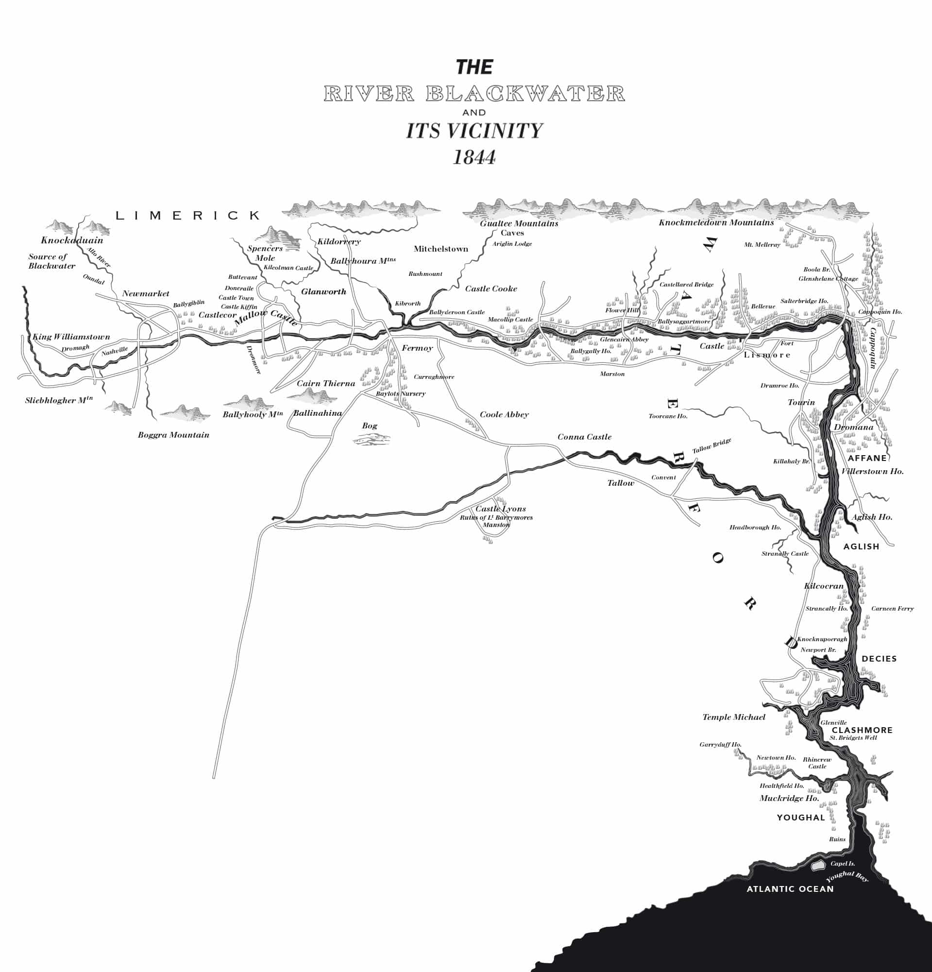 Blackwater river map